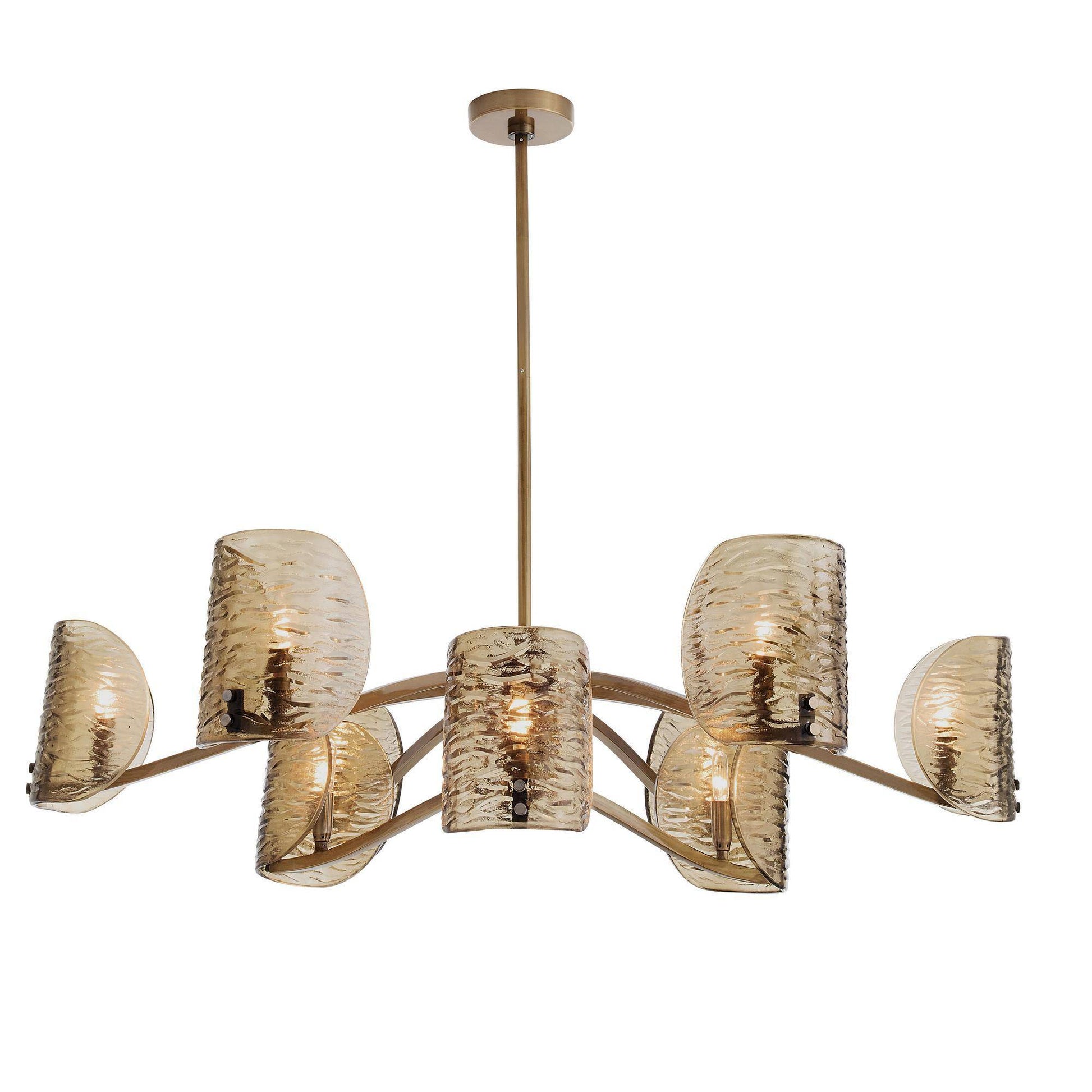 Arteriors Home Natasha Chandelier Antique Brass