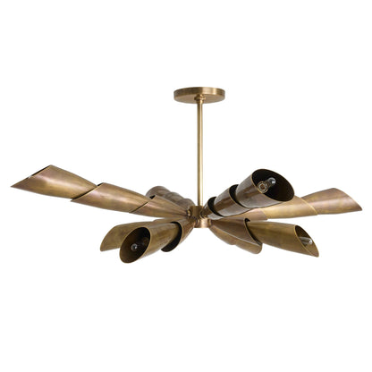 Arteriors Home Morgan Flush Mount Vintage Brass
