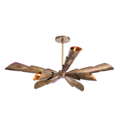 Arteriors Home Morgan Flush Mount Vintage Brass