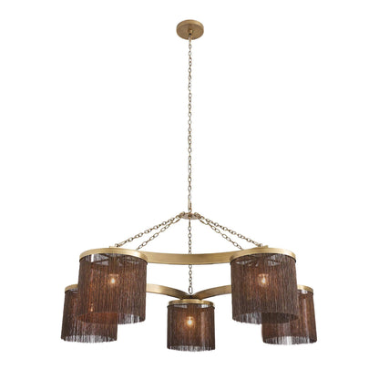 Arteriors Home Langston Chandelier Vintage Brass