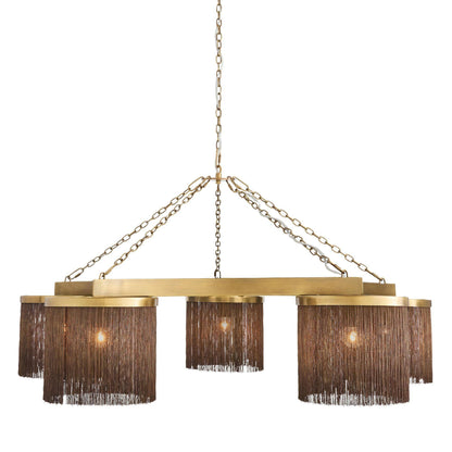 Arteriors Home Langston Chandelier Vintage Brass