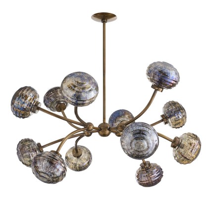 Arteriors Home Merrick Chandelier Vintage Brass