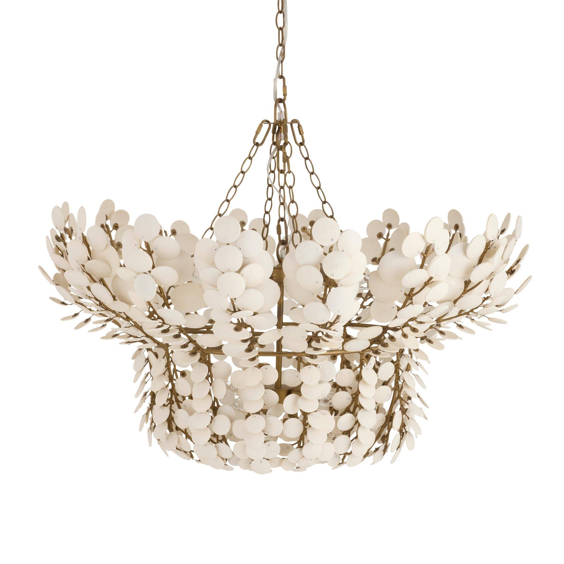 Arteriors Home Bilal Chandelier Ivory