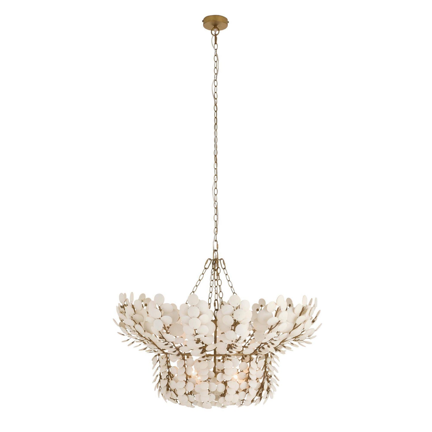 Arteriors Home Bilal Chandelier Ivory
