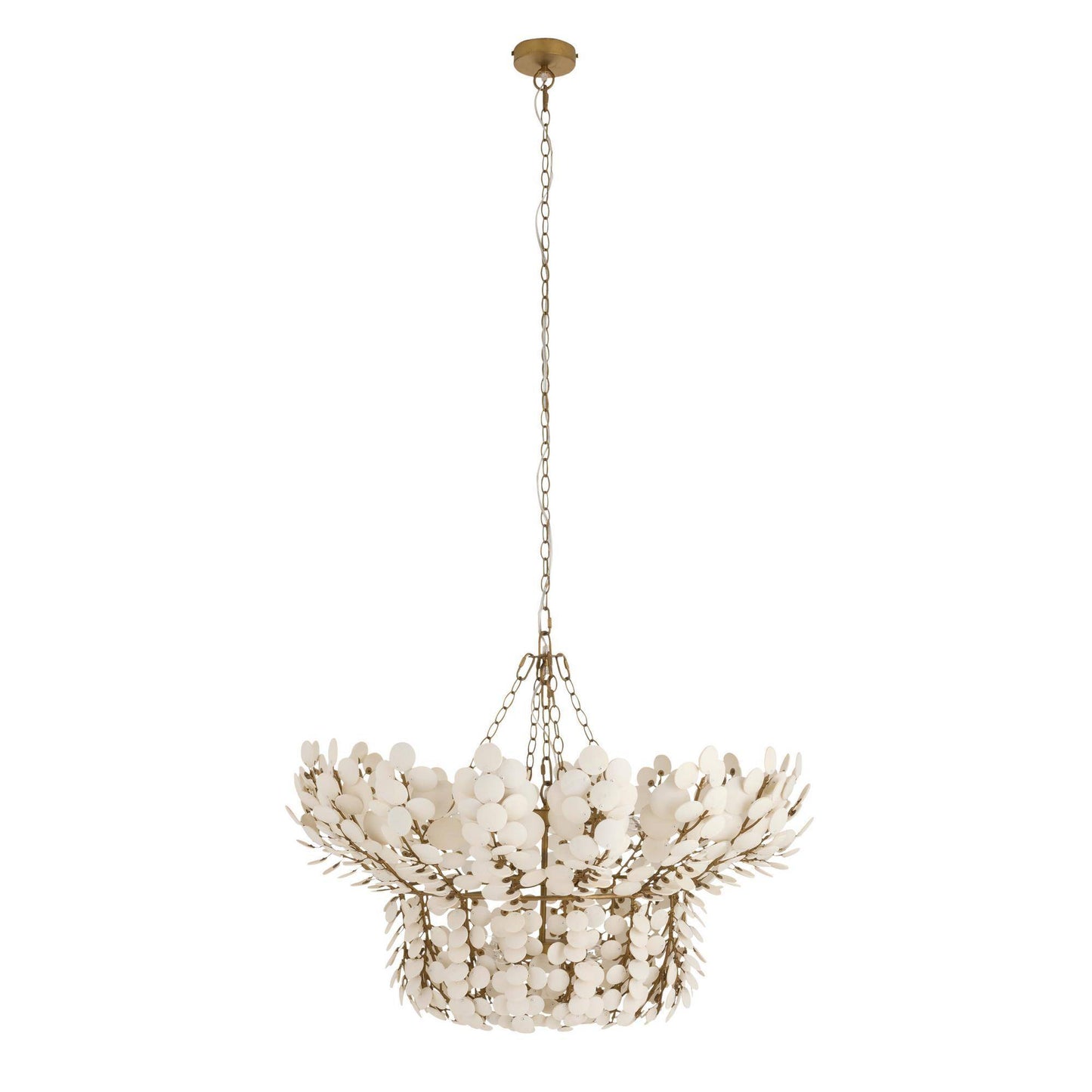 Arteriors Home Bilal Chandelier Ivory