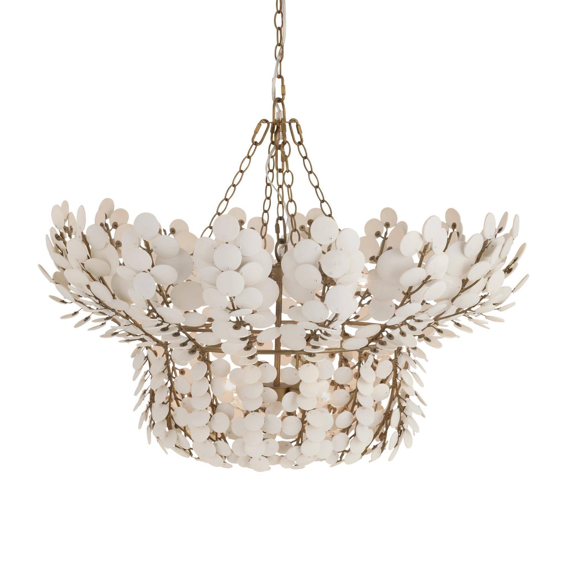 Arteriors Home Bilal Chandelier Ivory