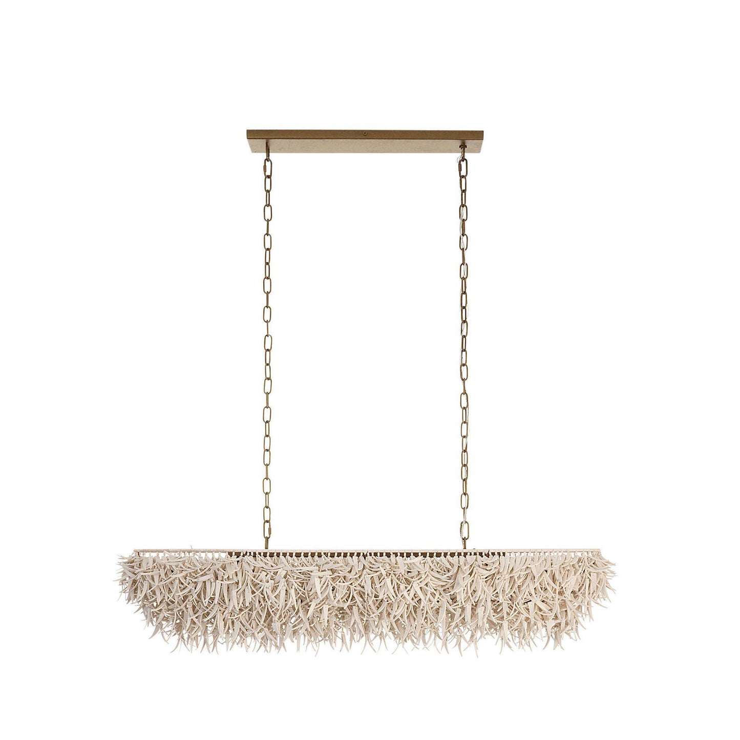 Arteriors Home Cabo Linear Chandelier Ivory