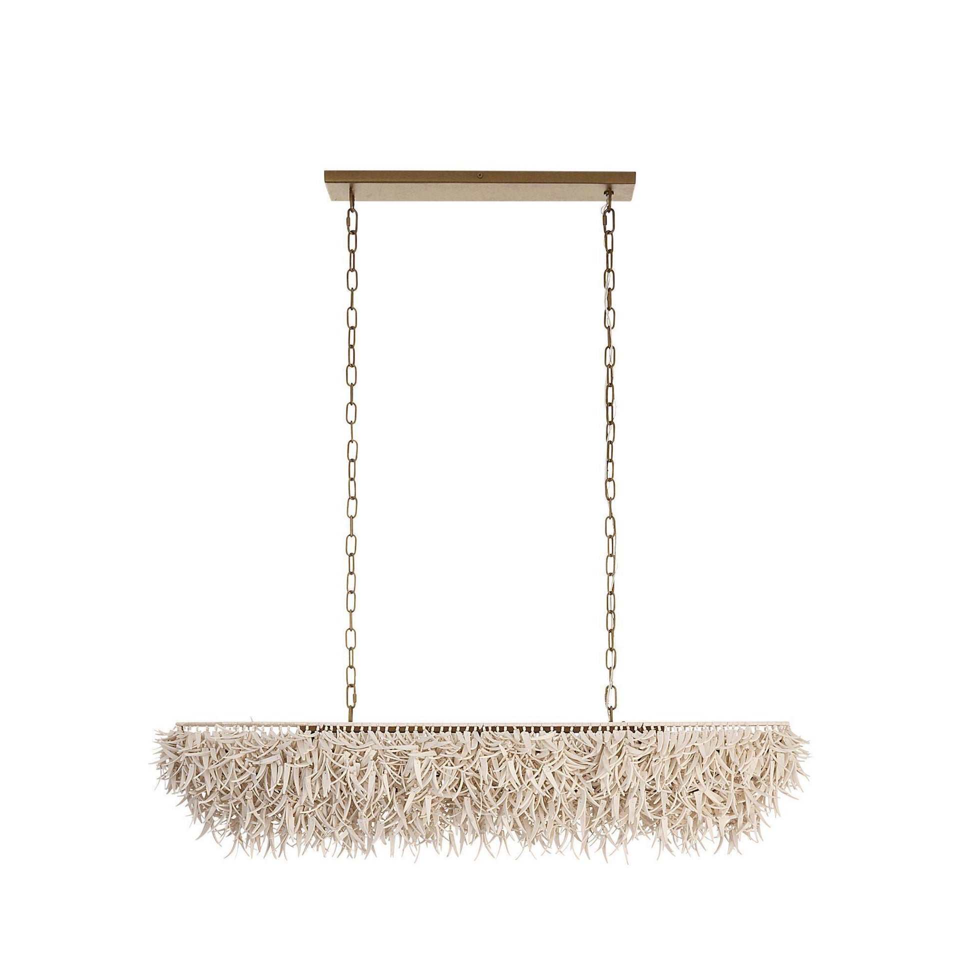 Arteriors Home Cabo Linear Chandelier Ivory