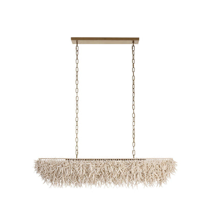 Arteriors Home Cabo Linear Chandelier Ivory