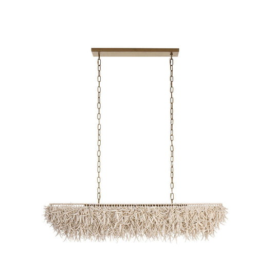 Arteriors Home Cabo Linear Chandelier Ivory