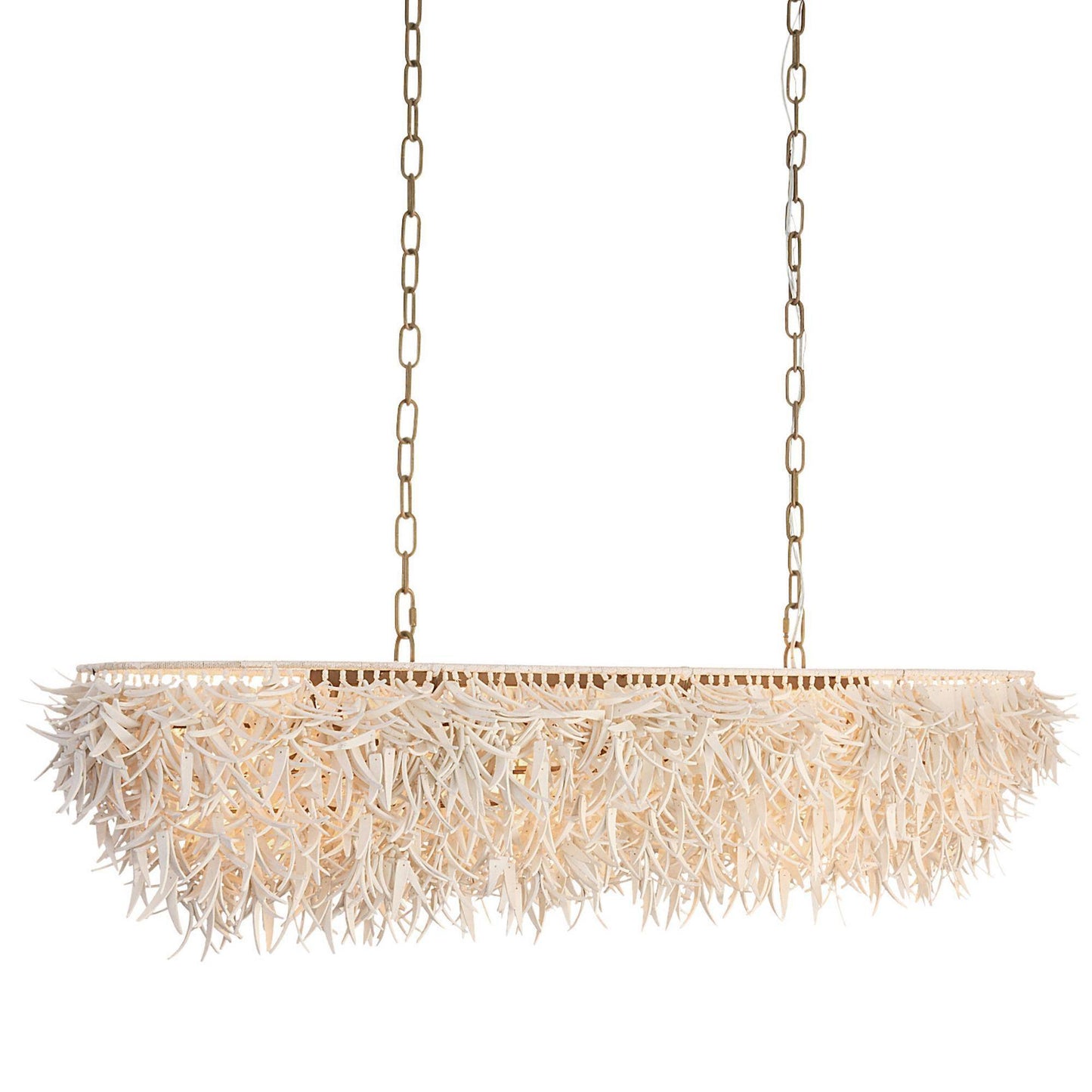 Arteriors Home Cabo Linear Chandelier Ivory