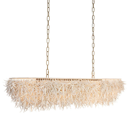 Arteriors Home Cabo Linear Chandelier Ivory
