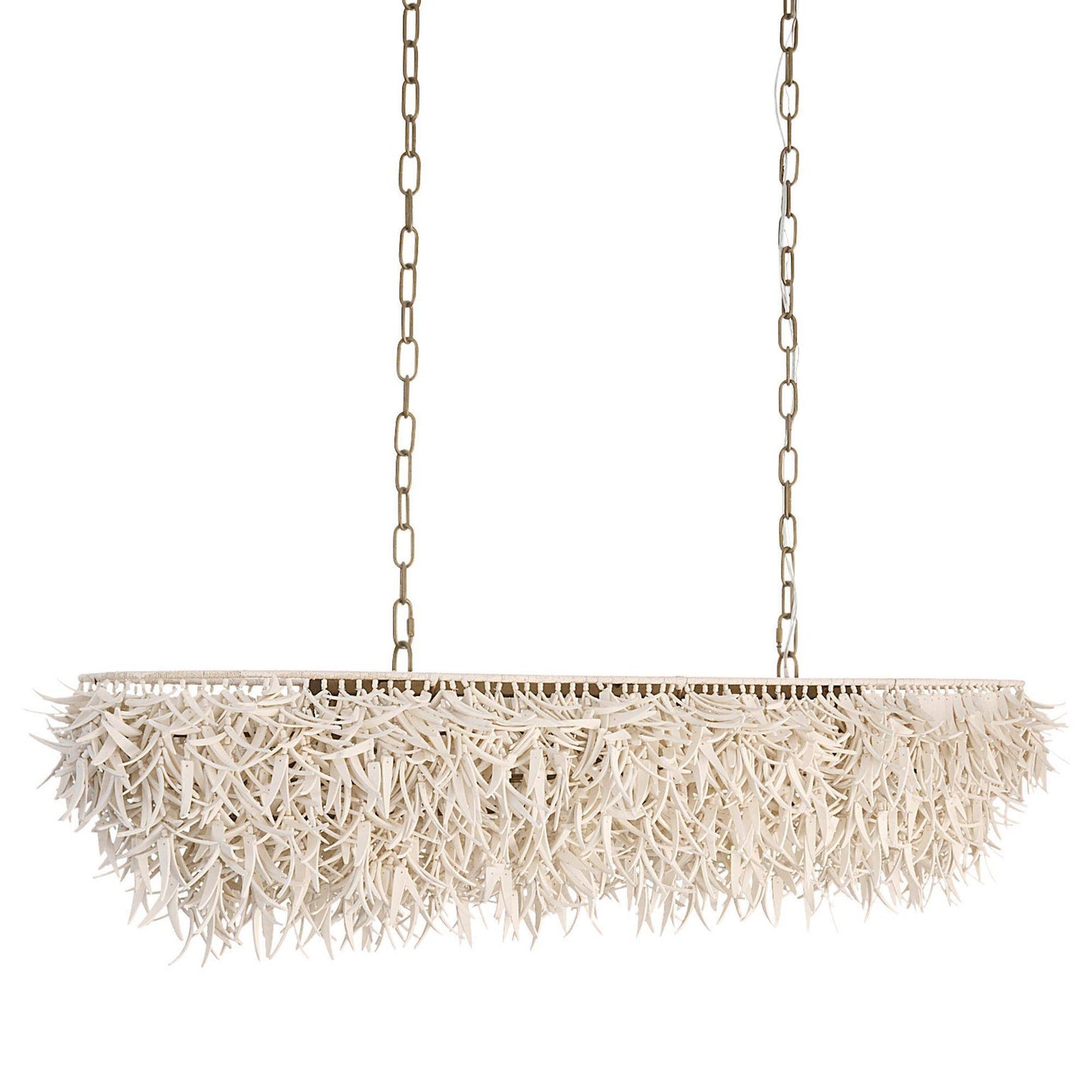 Arteriors Home Cabo Linear Chandelier Ivory