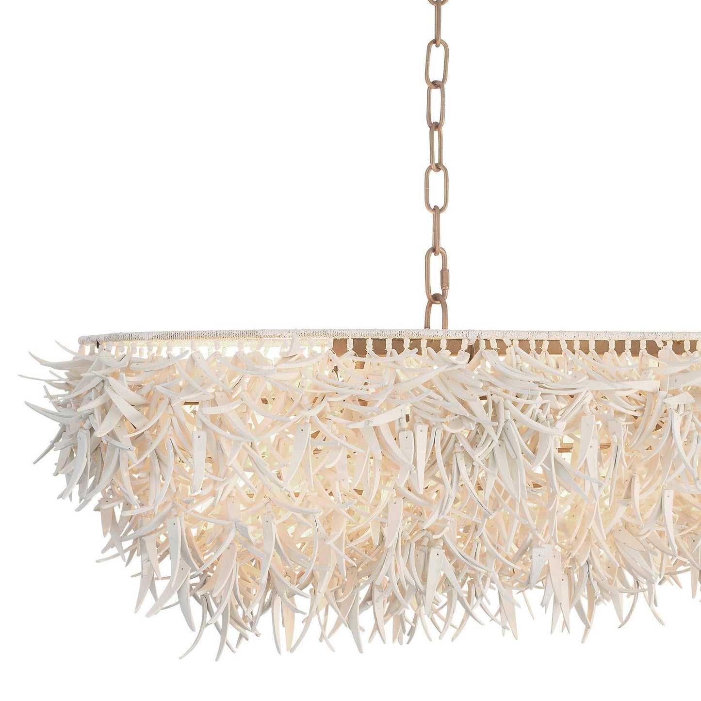 Arteriors Home Cabo Linear Chandelier Ivory