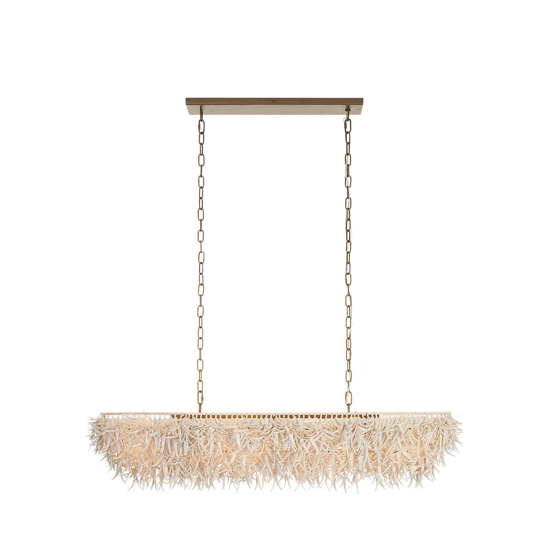 Arteriors Home Cabo Linear Chandelier Ivory
