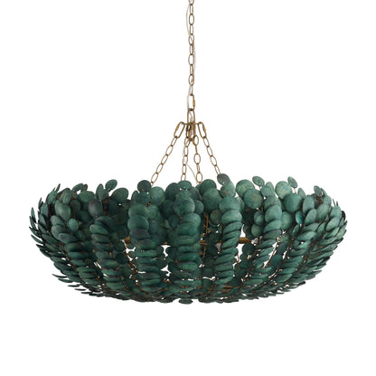 Arteriors Home Bilal Round Chandelier Eucalyptus Stain