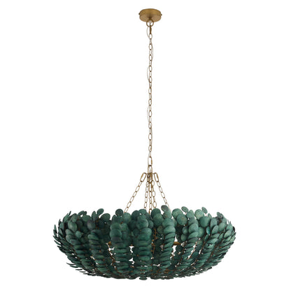Arteriors Home Bilal Round Chandelier Eucalyptus Stain