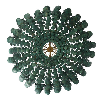 Arteriors Home Bilal Round Chandelier Eucalyptus Stain