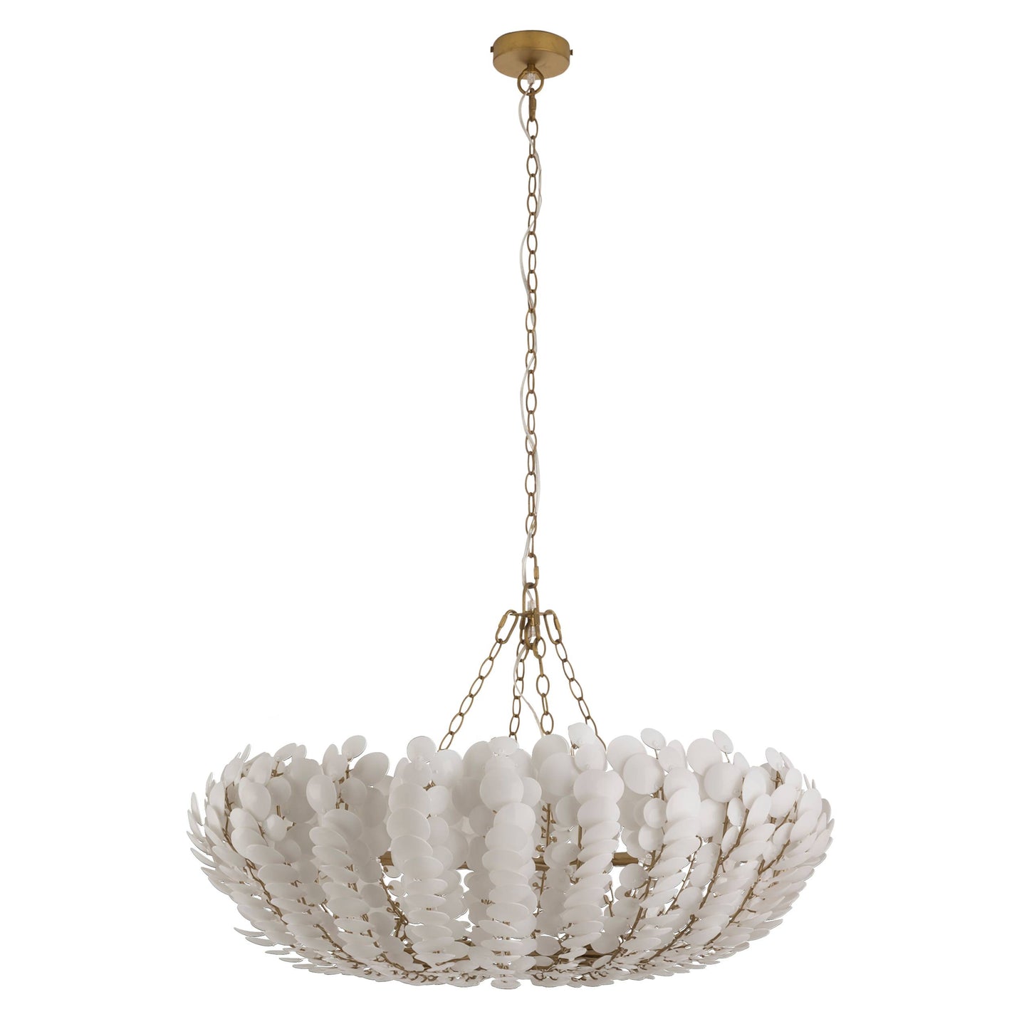 Arteriors Home Bilal Round Chandelier Ivory