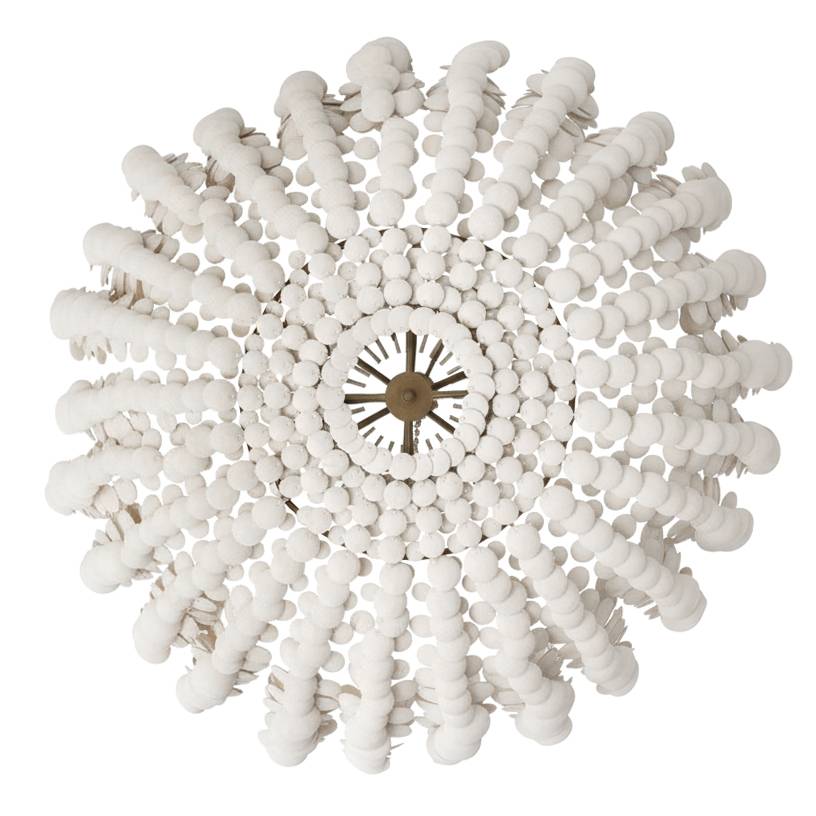 Arteriors Home Bilal Round Chandelier Ivory
