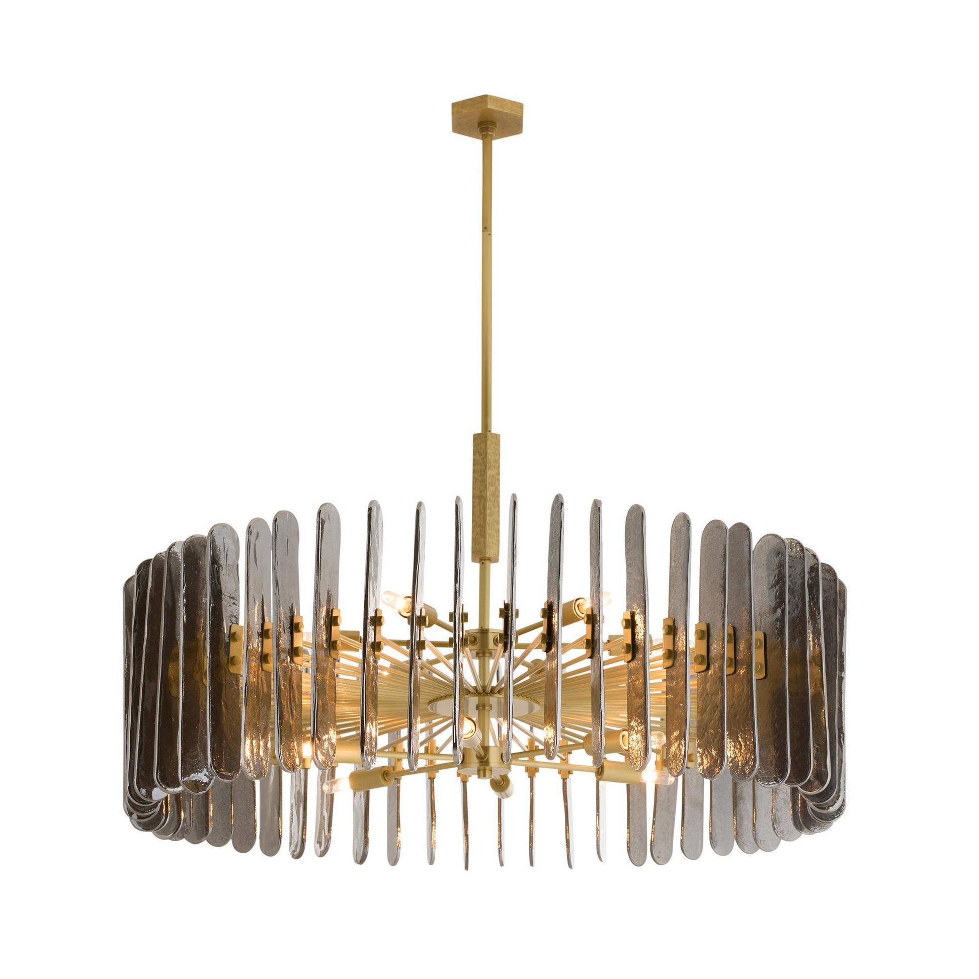 Arteriors Home Klaus Large Chandelier Smoke