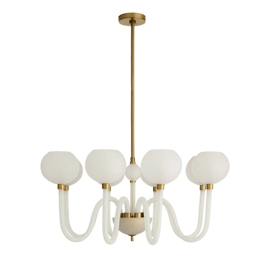 Arteriors Home Tebaldi Chandelier Clear Etched
