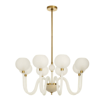 Arteriors Home Tebaldi Chandelier Clear Etched