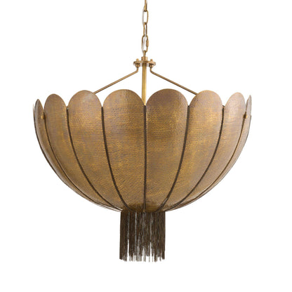 Arteriors Home Inaya Chandelier Antique Brass