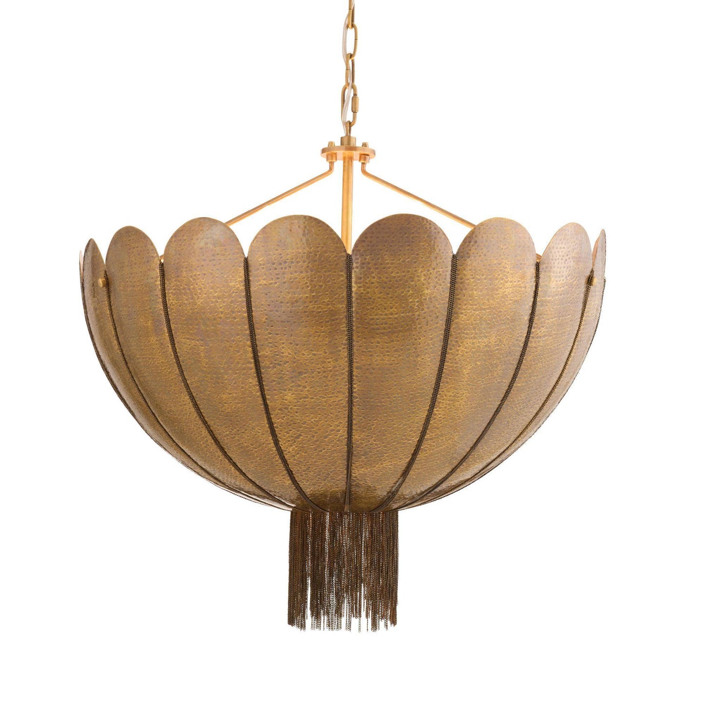 Arteriors Home Inaya Chandelier Antique Brass