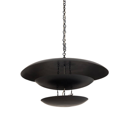 Arteriors Home Florko Chandelier Blackened Iron