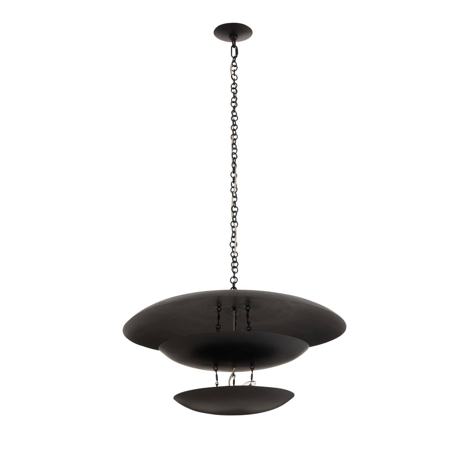 Arteriors Home Florko Chandelier Blackened Iron