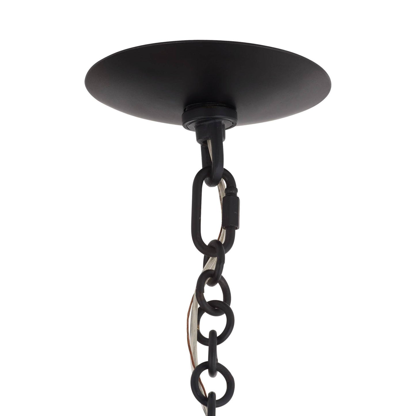 Arteriors Home Florko Chandelier Blackened Iron