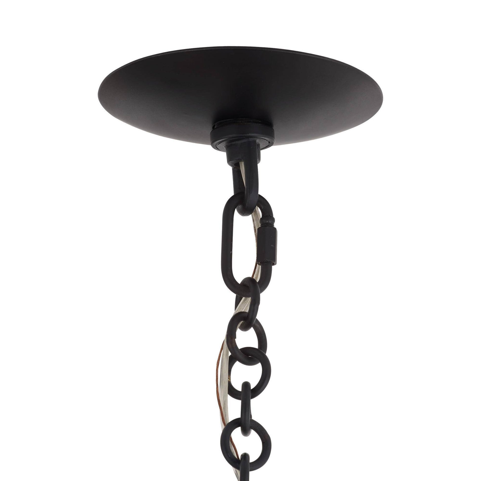 Arteriors Home Florko Chandelier Blackened Iron