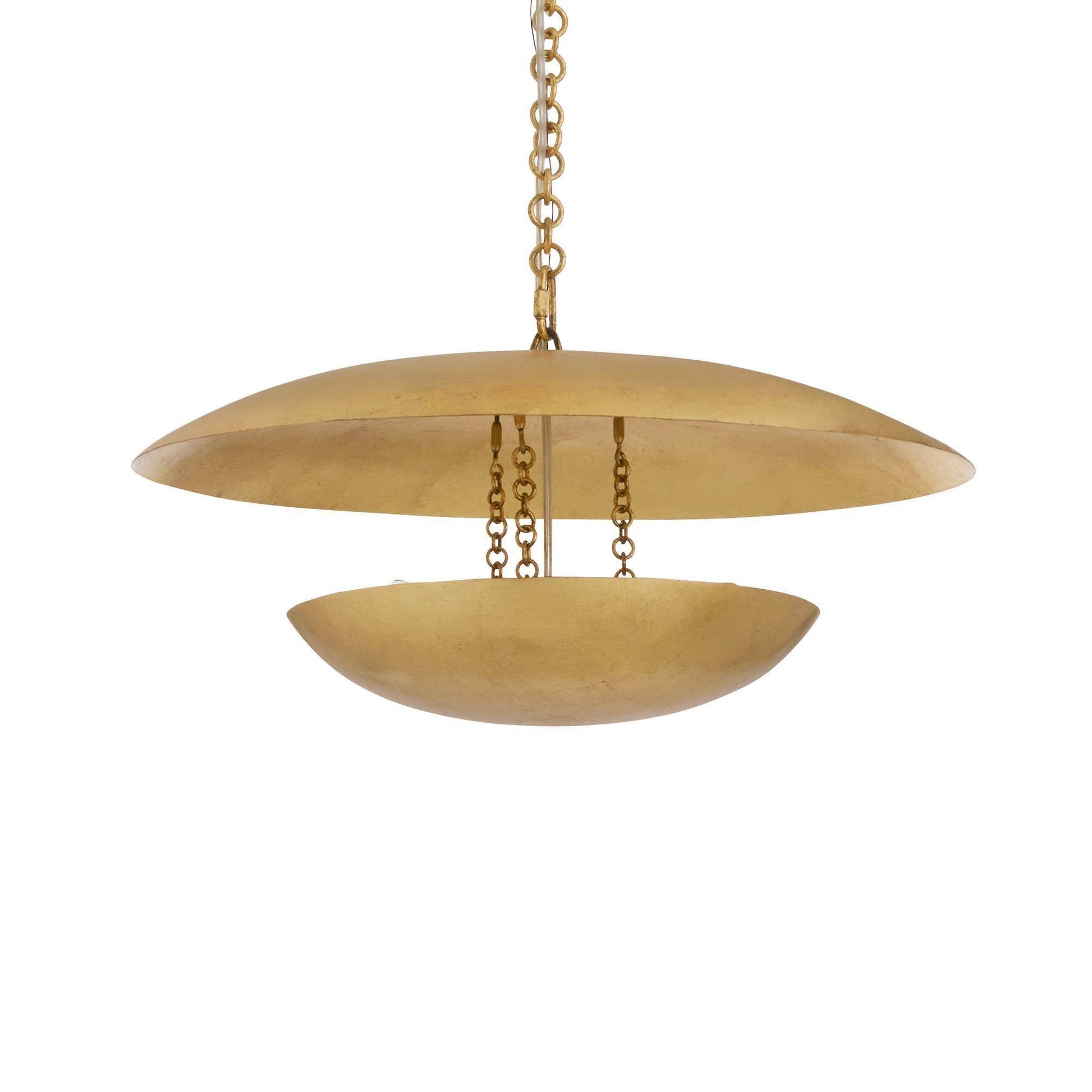 Arteriors Home Florko Small Chandelier Gold Leaf