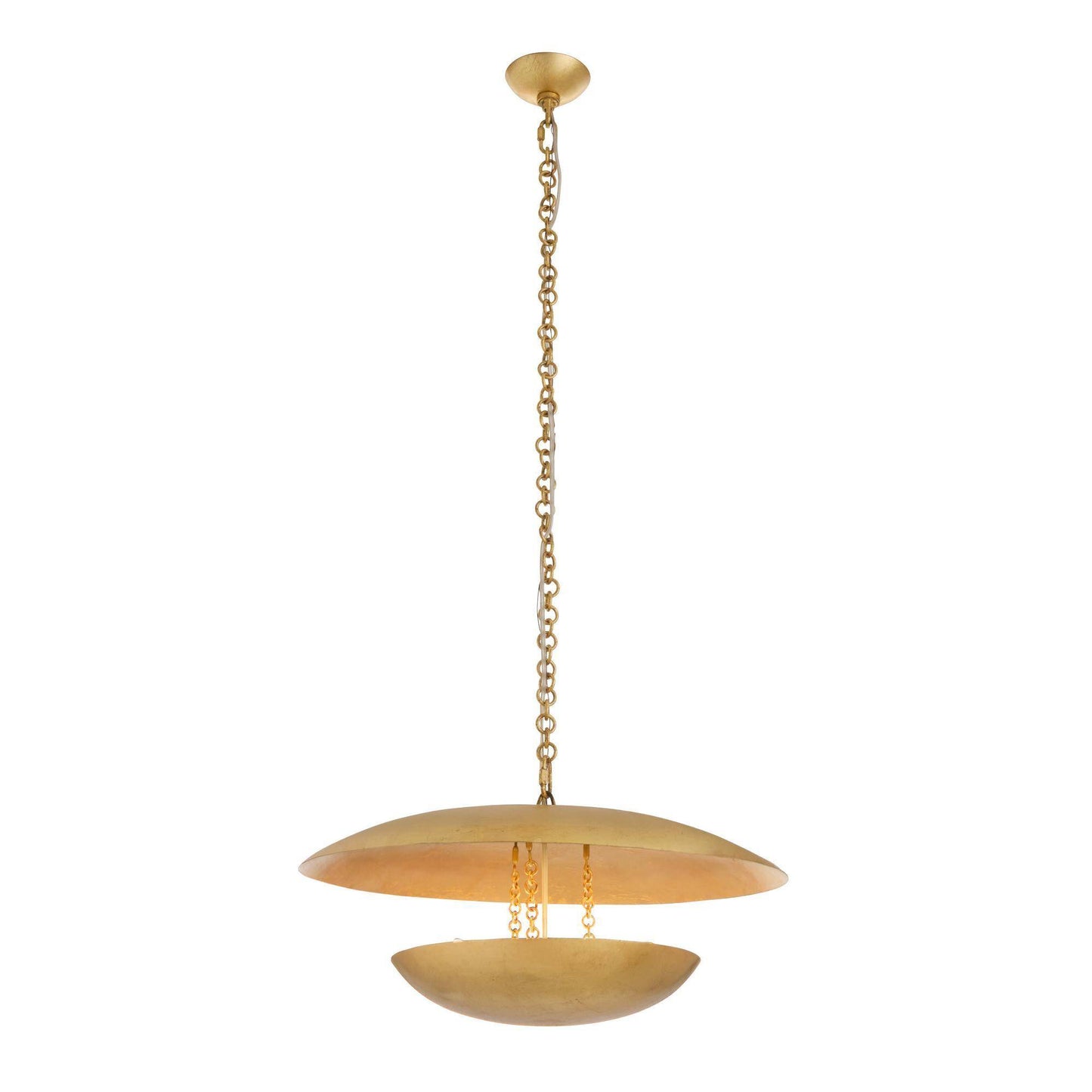 Arteriors Home Florko Small Chandelier Gold Leaf