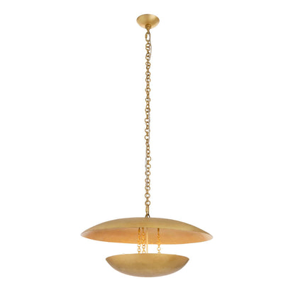 Arteriors Home Florko Small Chandelier Gold Leaf