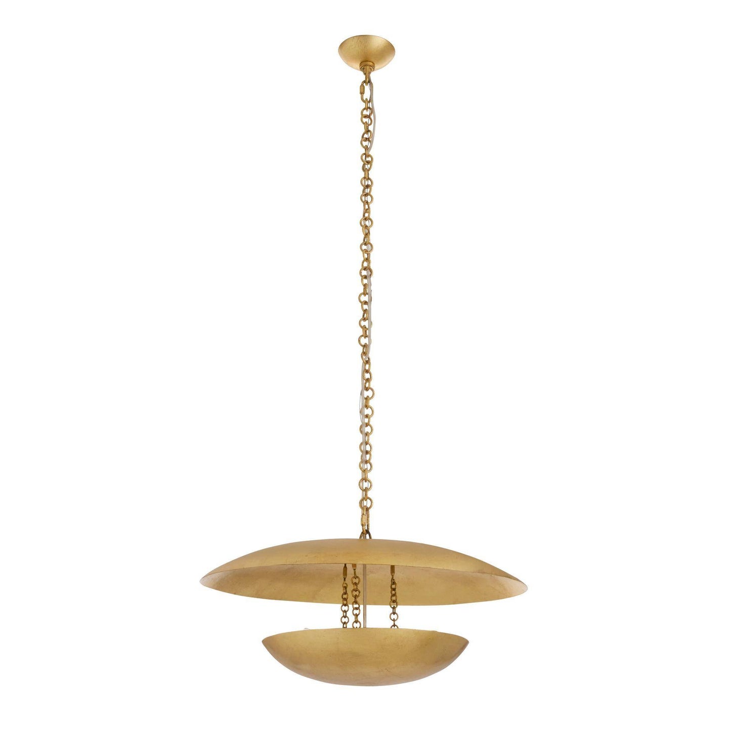 Arteriors Home Florko Small Chandelier Gold Leaf