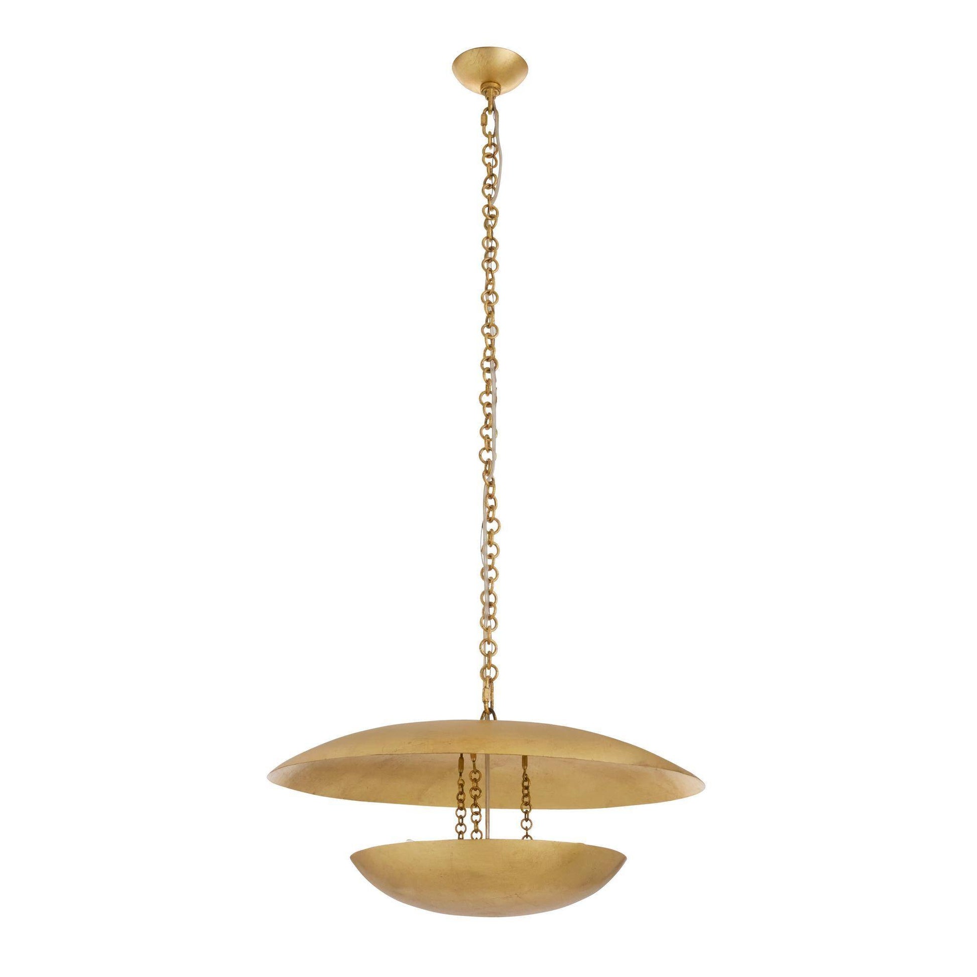 Arteriors Home Florko Small Chandelier Gold Leaf