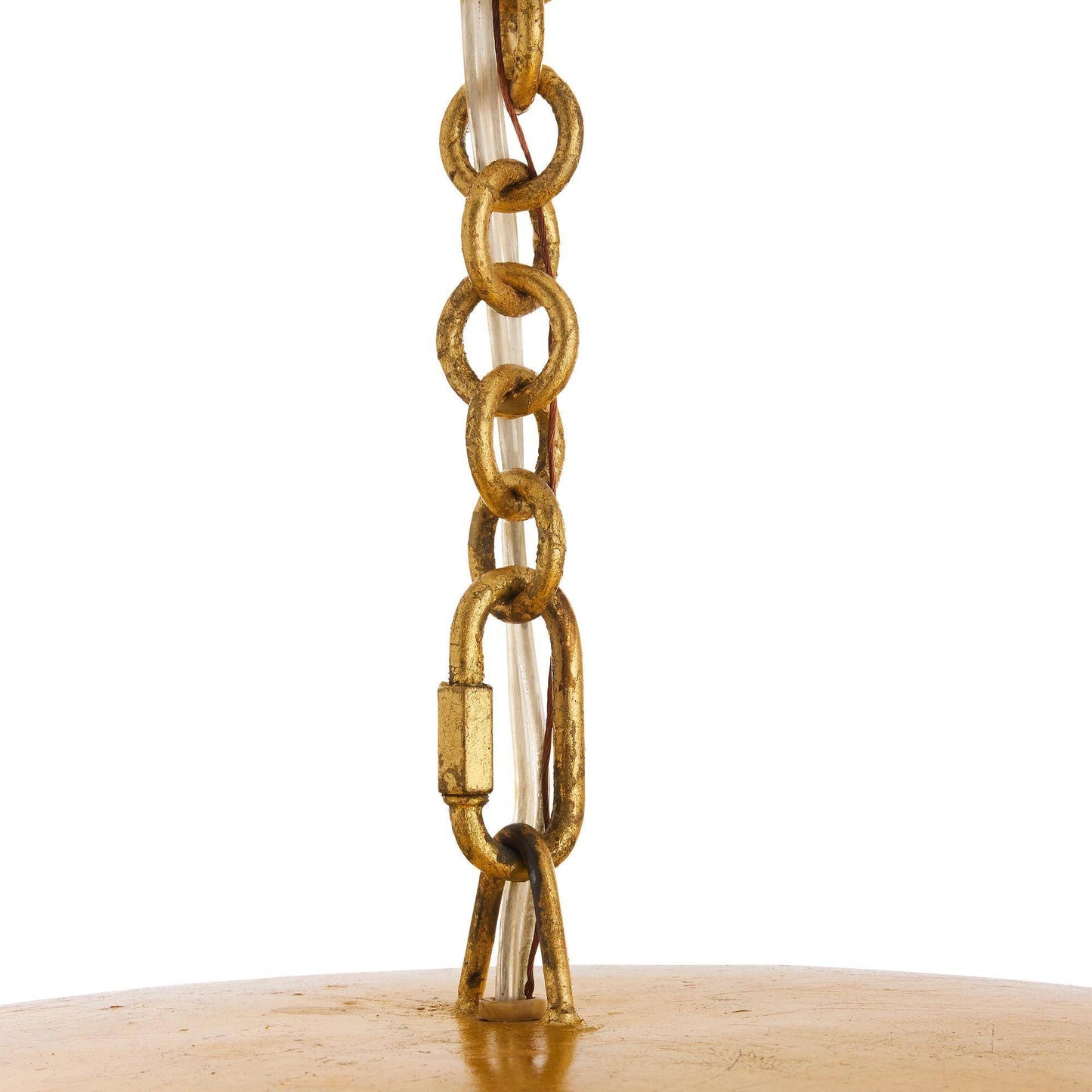 Arteriors Home Florko Small Chandelier Gold Leaf