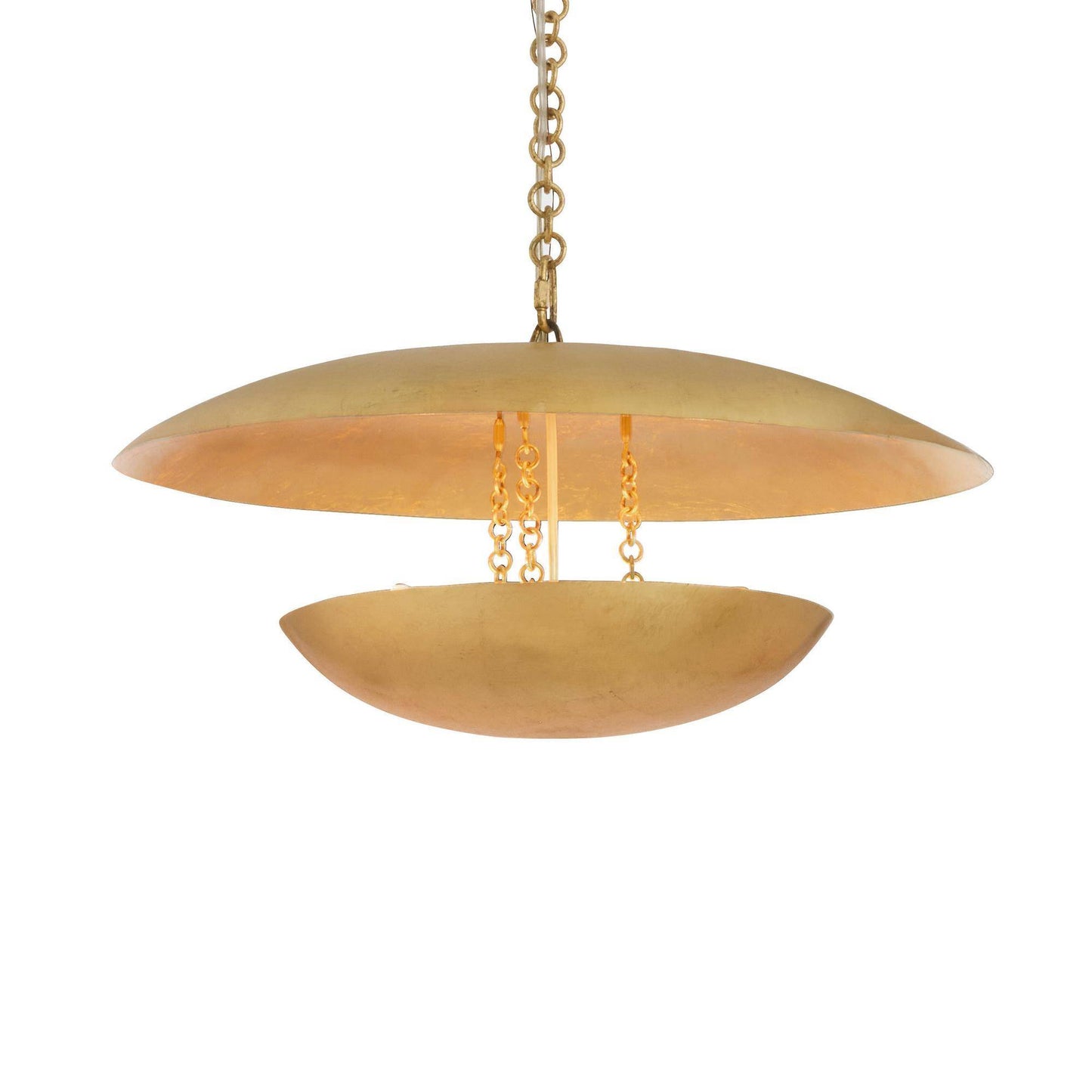 Arteriors Home Florko Small Chandelier Gold Leaf