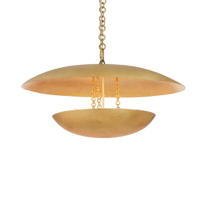 Arteriors Home Florko Small Chandelier Gold Leaf