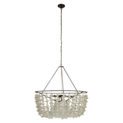 Arteriors Home Cyprus Beaded Chandelier Organic Frosted