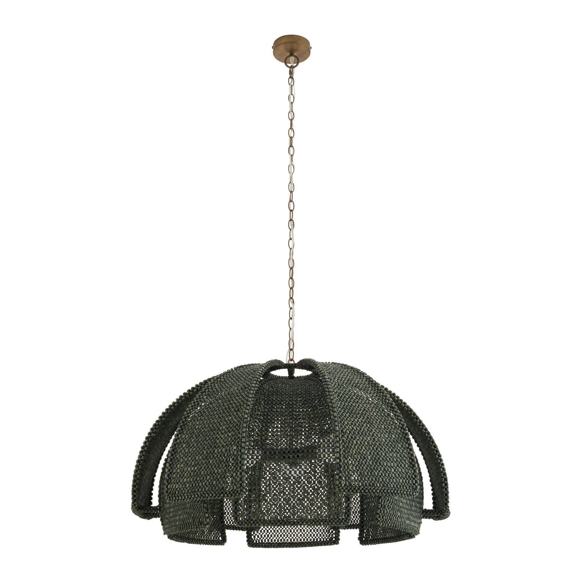 Arteriors Home Kamari Pendant Eucalyptus Stain