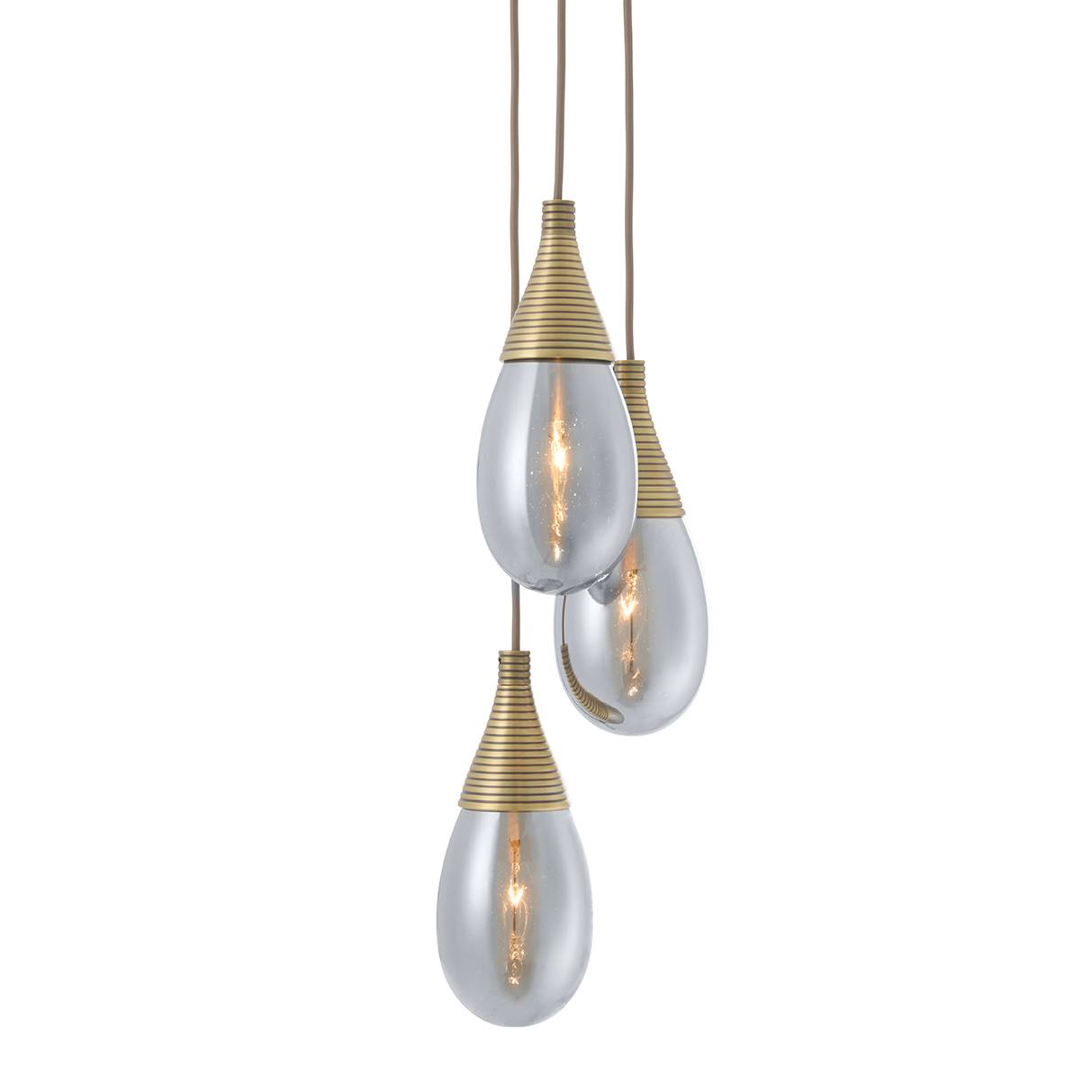 Arteriors Home Giselle Multi-Port Chandelier Smoke Luster