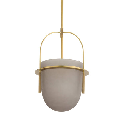 Arteriors Home Kathleen Large Pendant Frosted Smoke