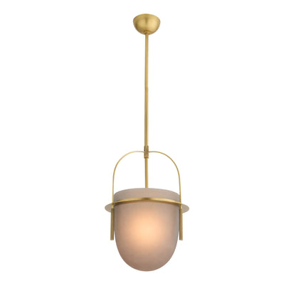 Arteriors Home Kathleen Large Pendant Frosted Smoke
