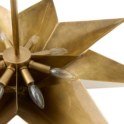 Arteriors Home Rex Large Pendant Antique Brass