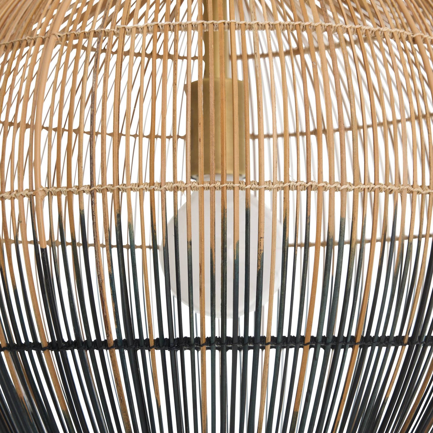 Arteriors Home Swami Mini Pendant Natural and Black