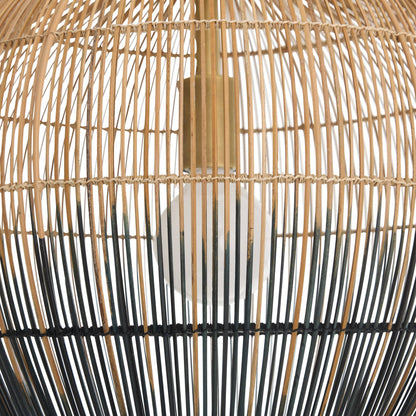 Arteriors Home Swami Mini Pendant Natural and Black