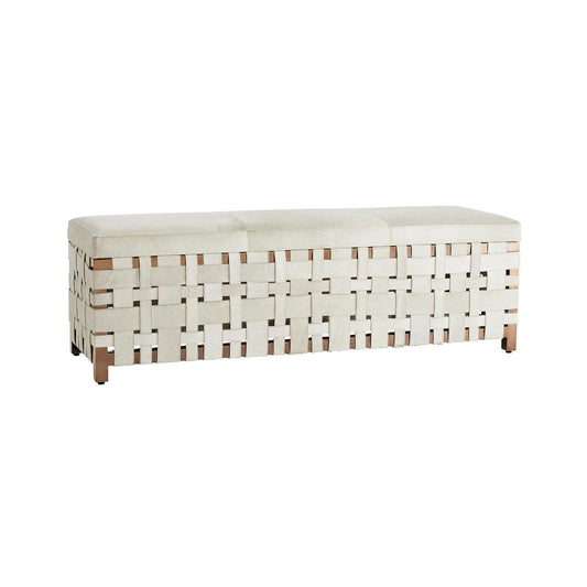 Arteriors Home Elis Bench Gold, Rose Gold